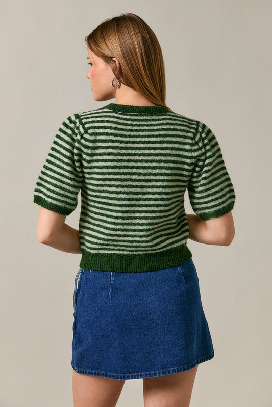 Hampton Stripe Cardigan