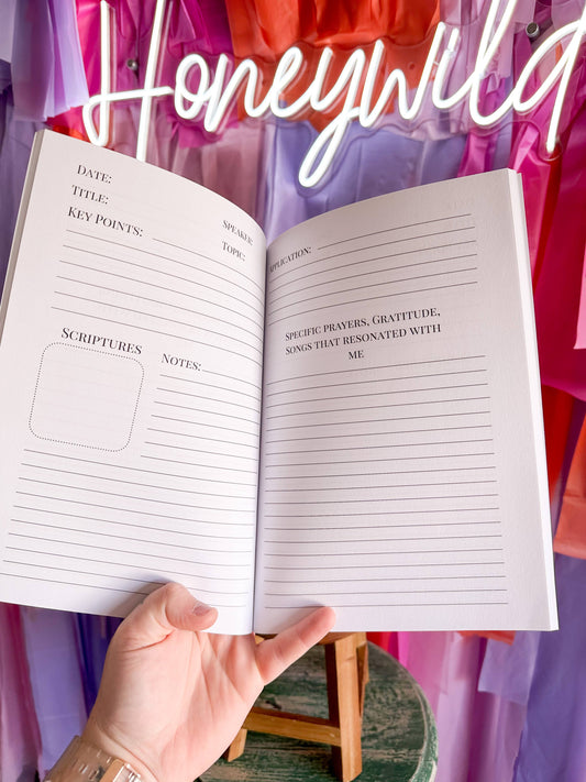 Honeybee Sermon Notes Journal