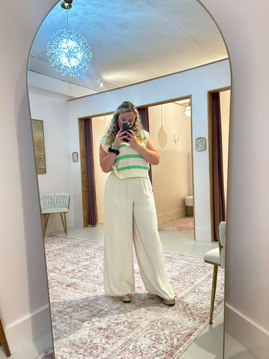 Coastal Stripes Vest Top