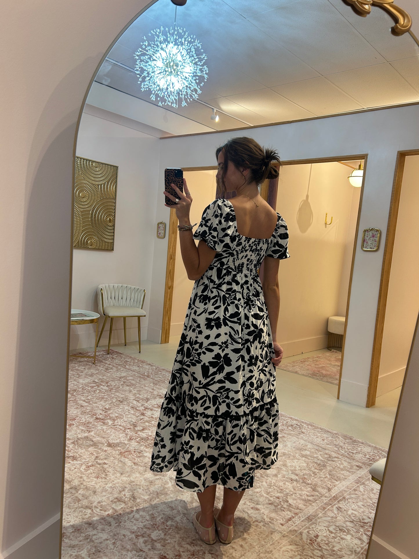 Gardenlace Midi Dress