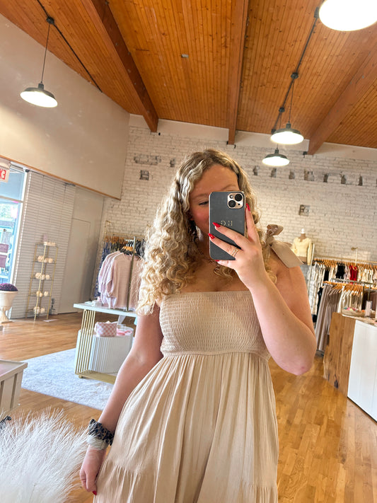 Tan Luxe Long Romper