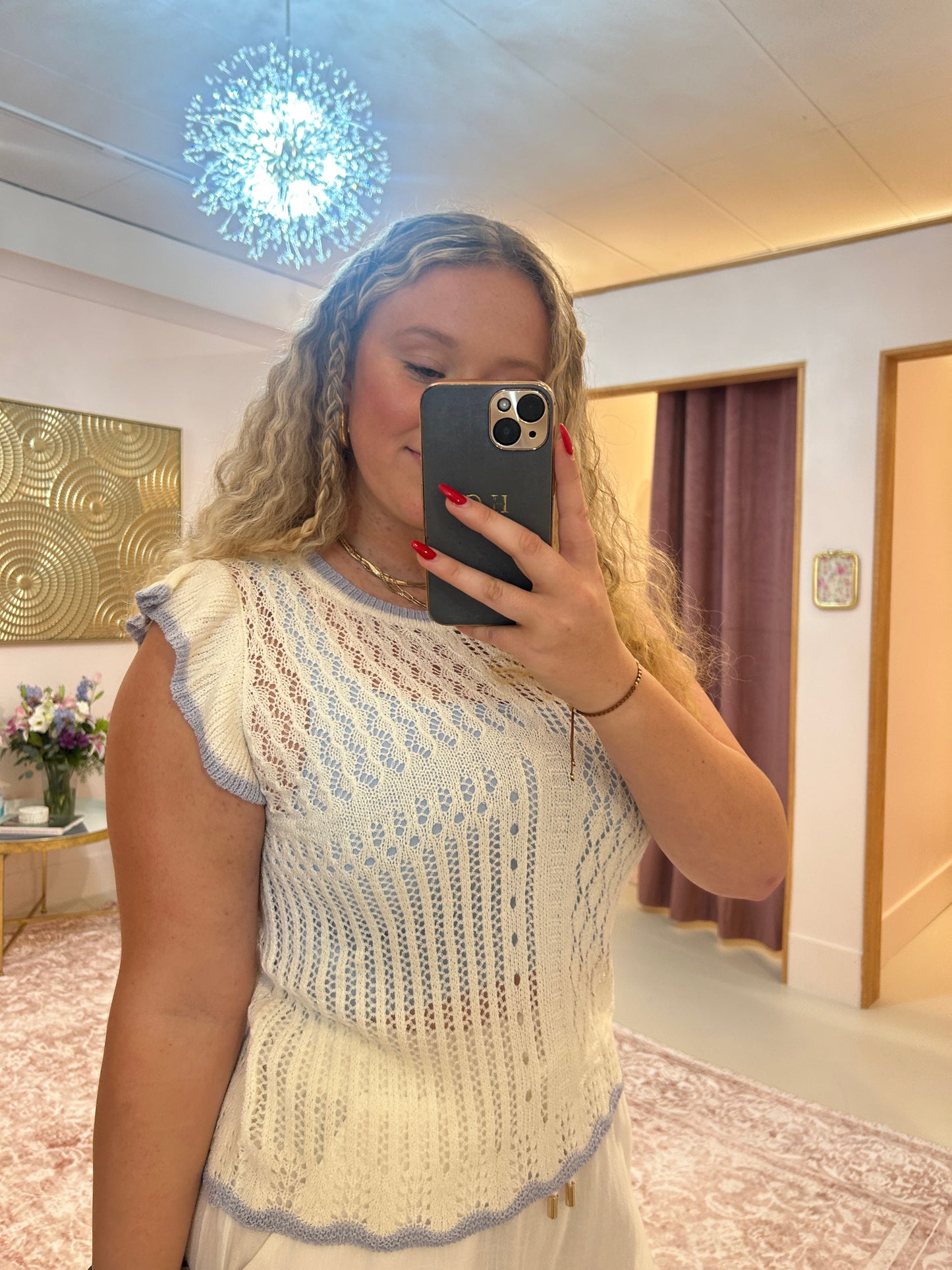 Flutter Knit Tank