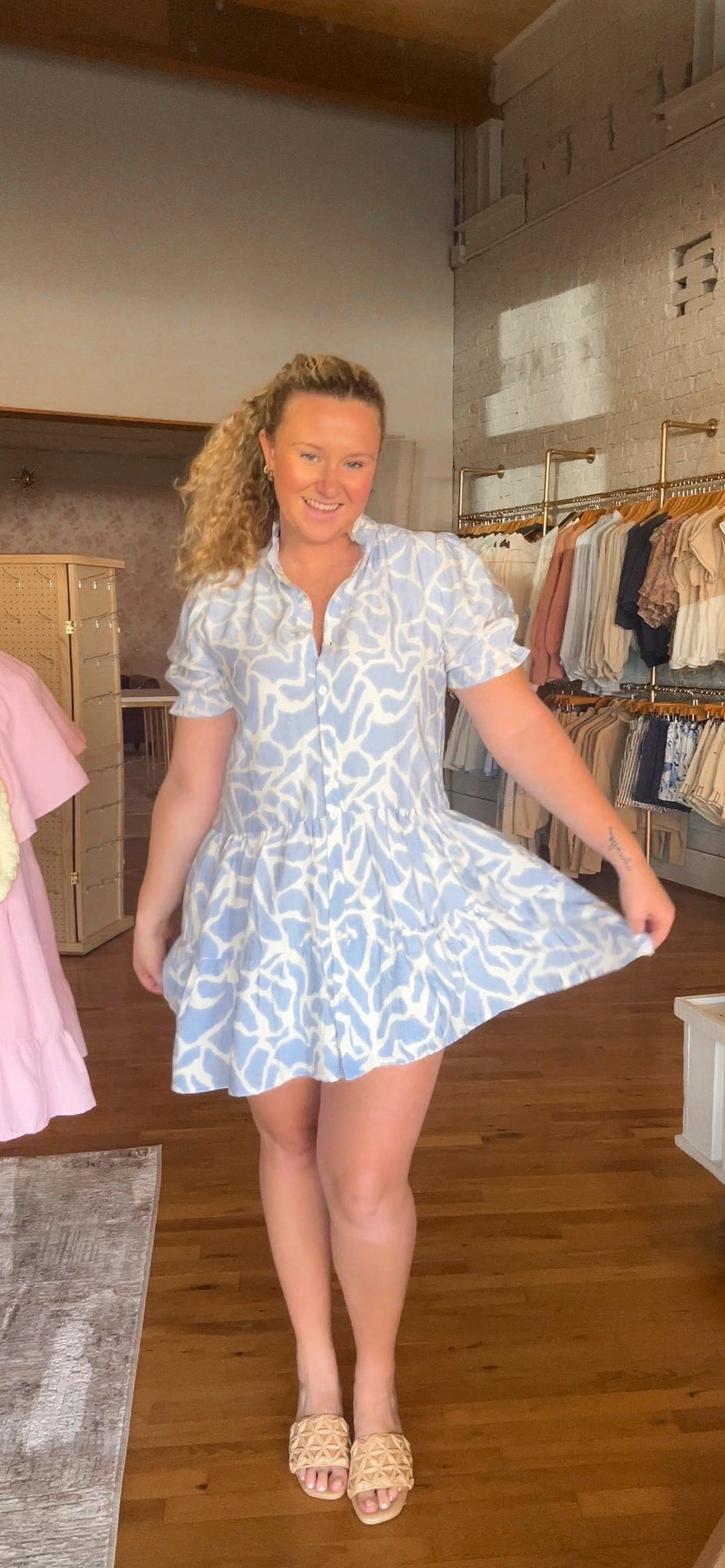 Celeste Puff Sleeve Dress