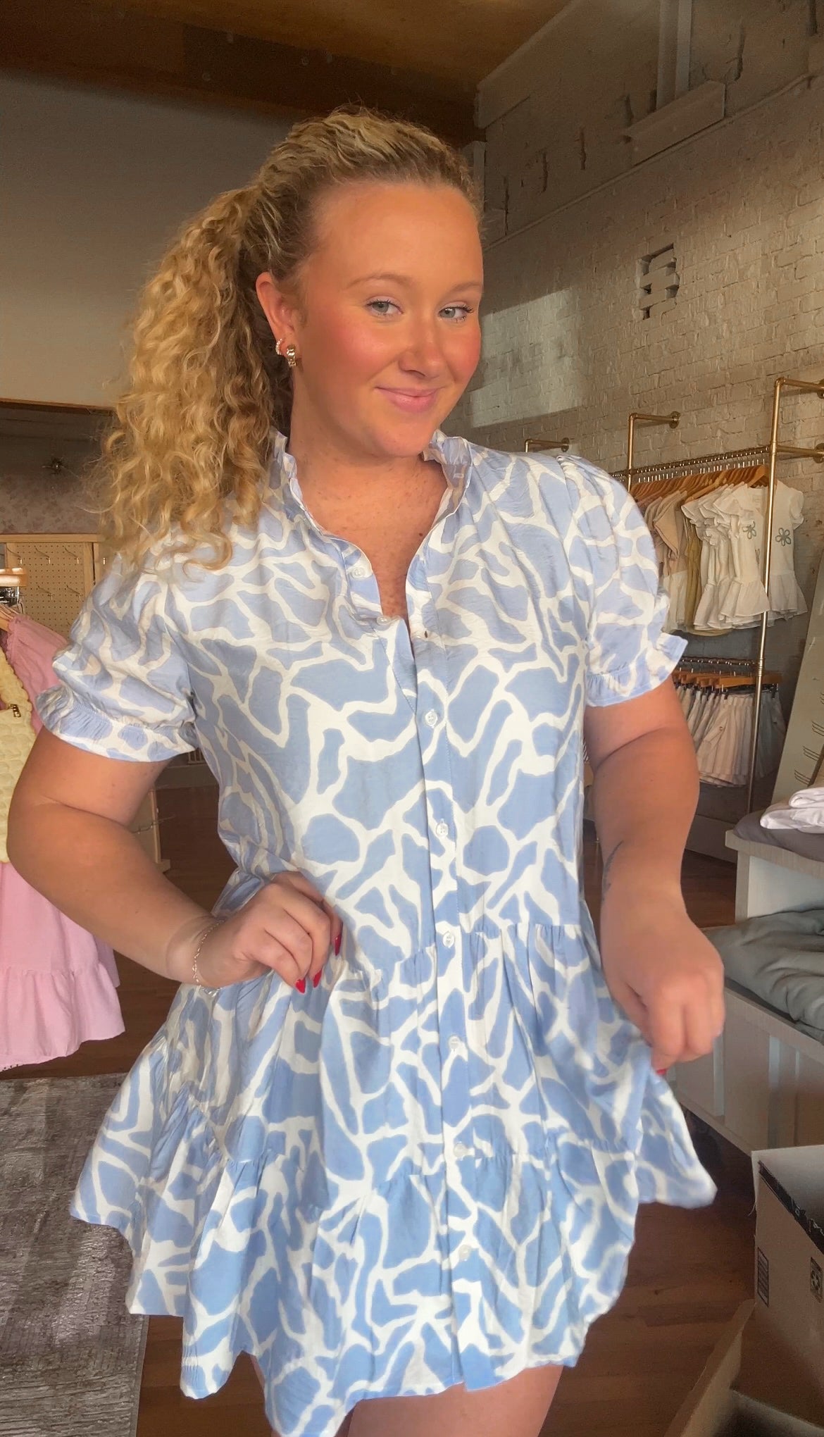 Celeste Puff Sleeve Dress
