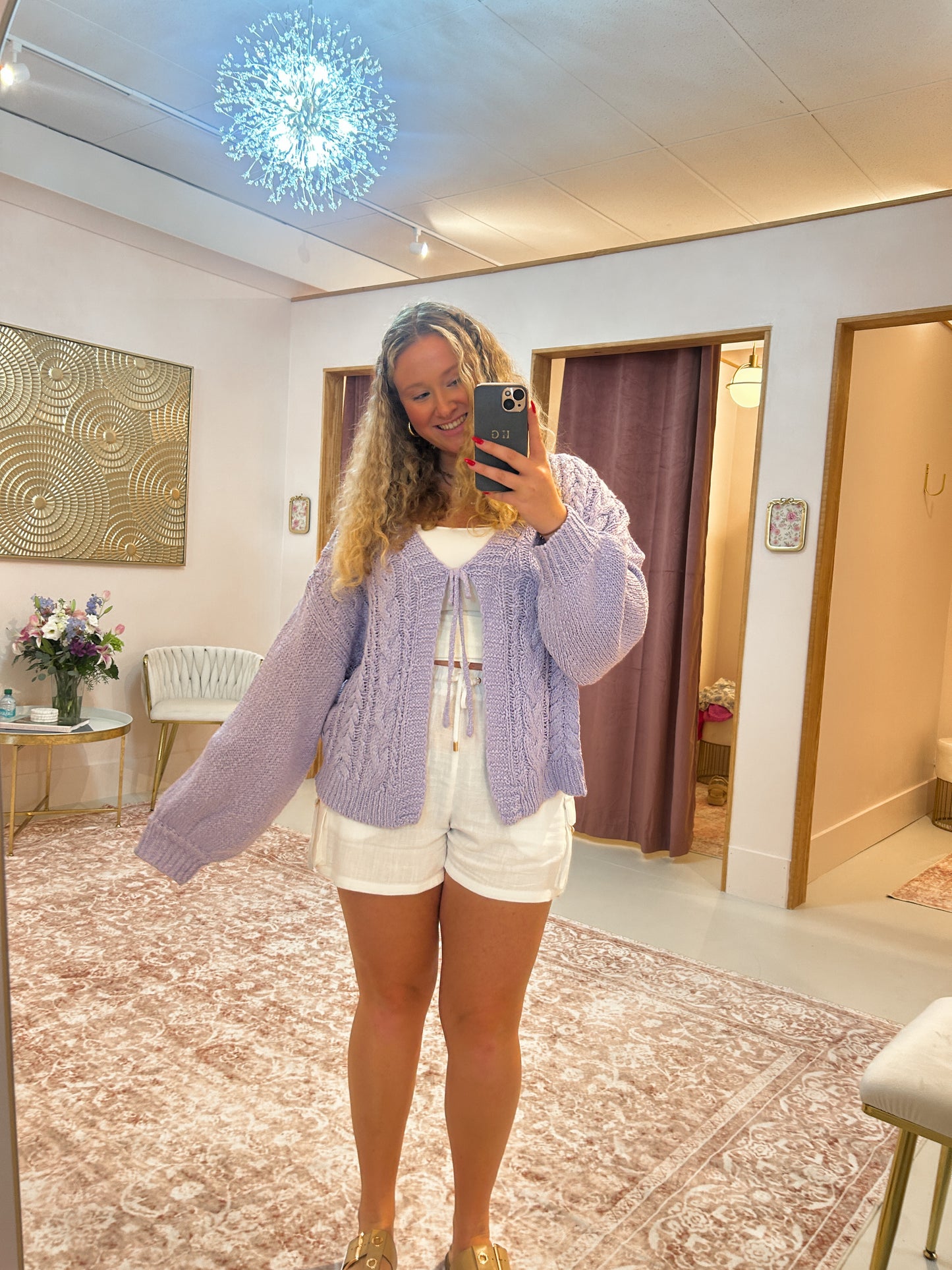 Tie-Up Cardigan