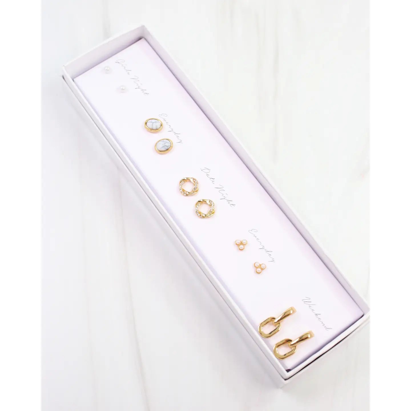 Santa Anita Earring Set Gold