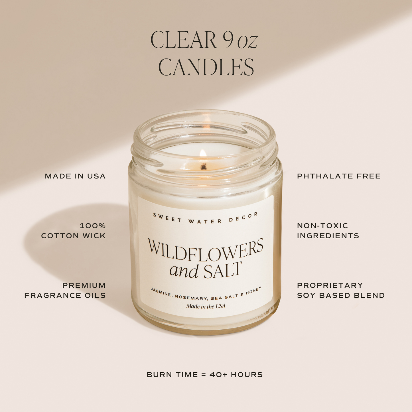Mulled Cider 9 oz Soy Candle - Fall Home Decor & Gifts