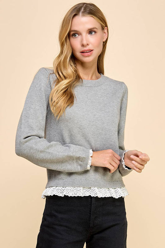 Prairie Lace Pullover