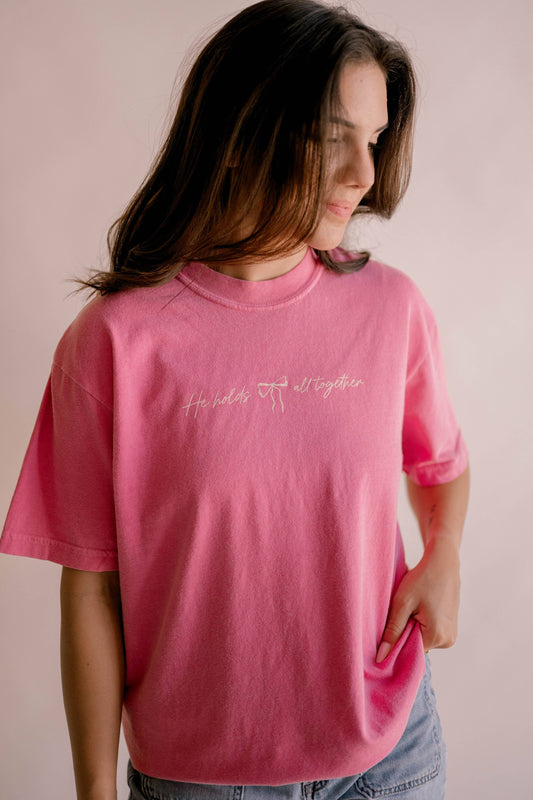 He Holds All Together Tee