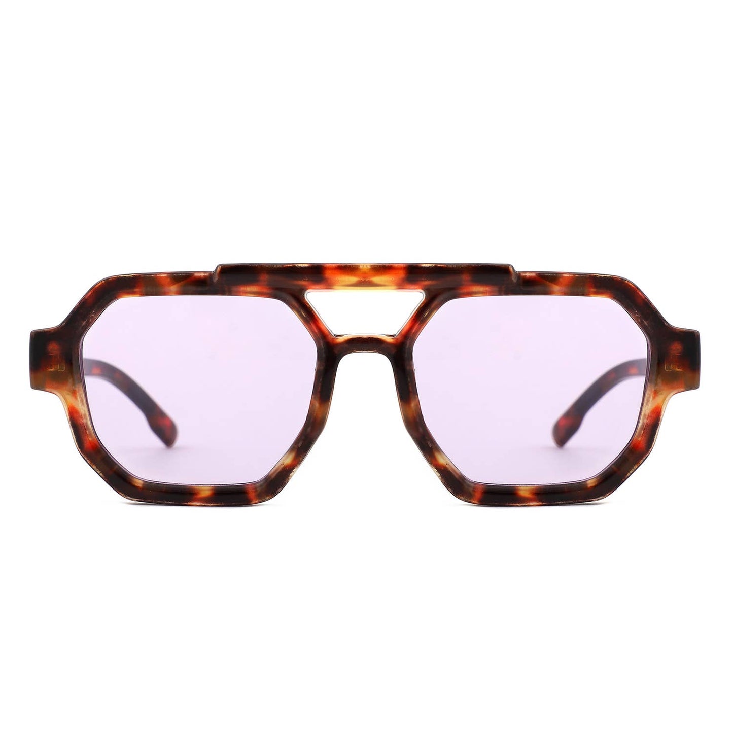 Square Geometric Block Sunglasses