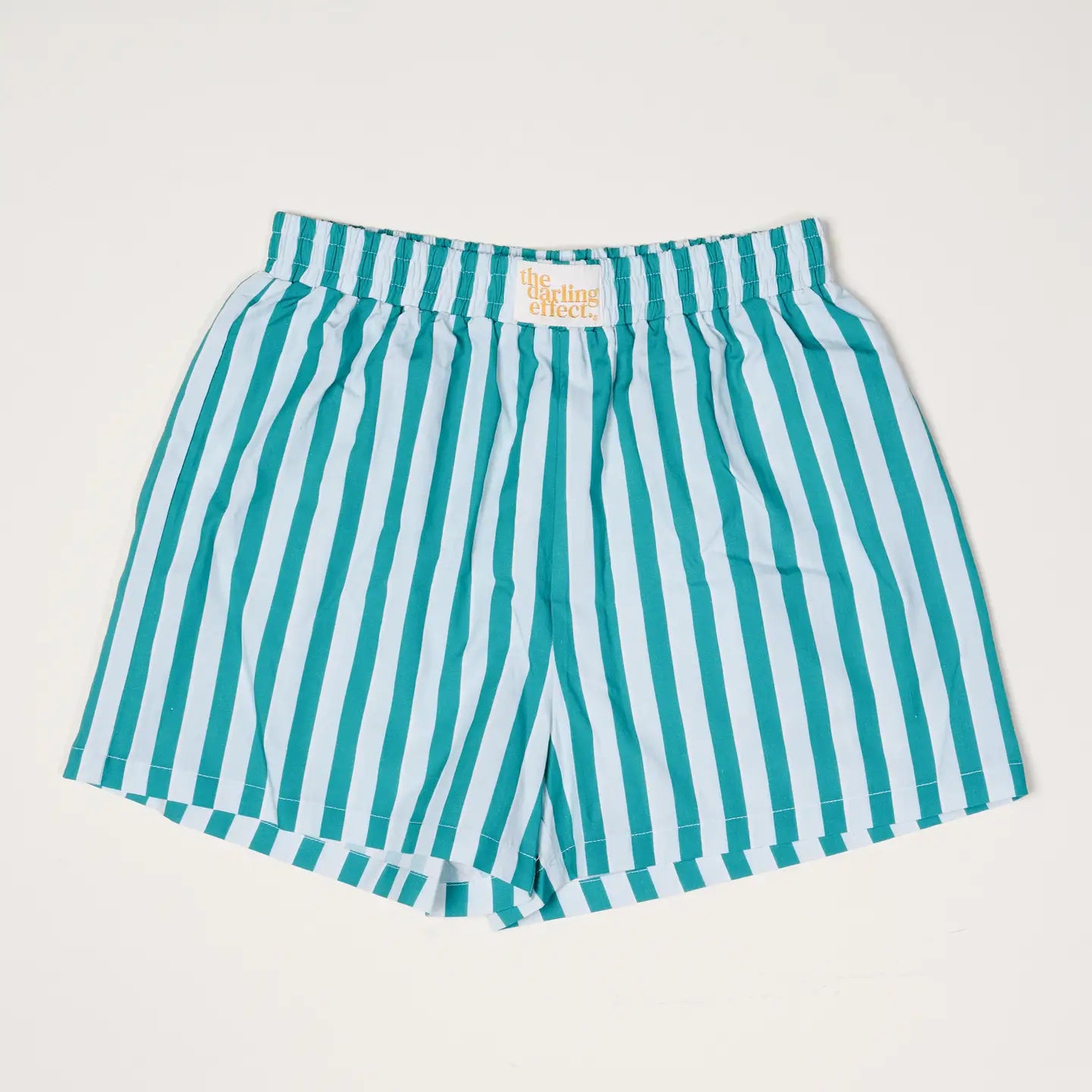 All Day Boxer Shorts–Sicily Stripes Teal