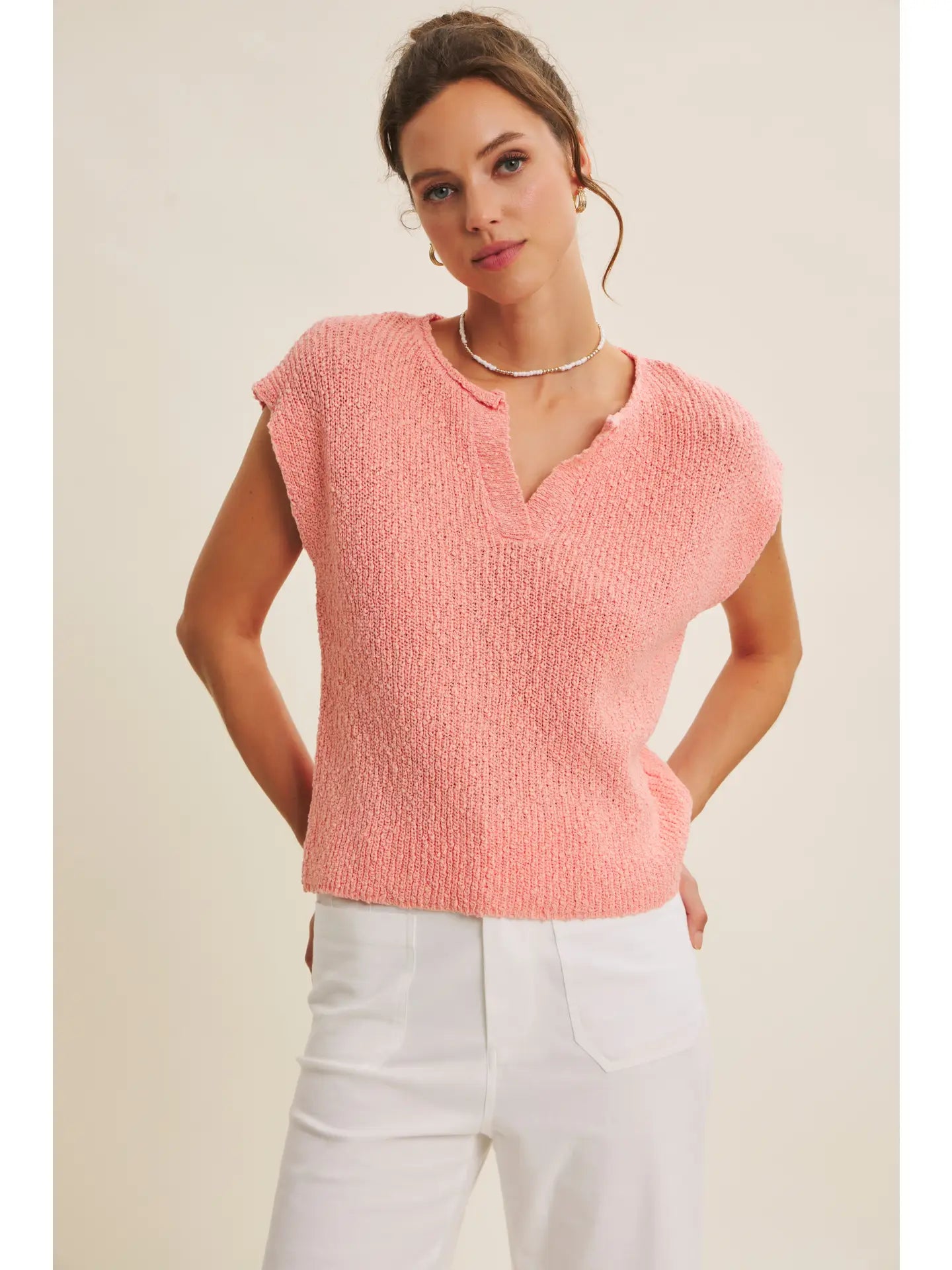 Sloane Split Neck Top