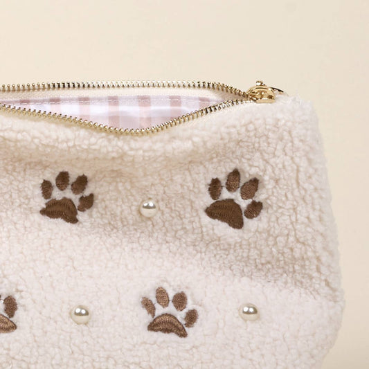 Teddy Pouch–Paws & Pearls