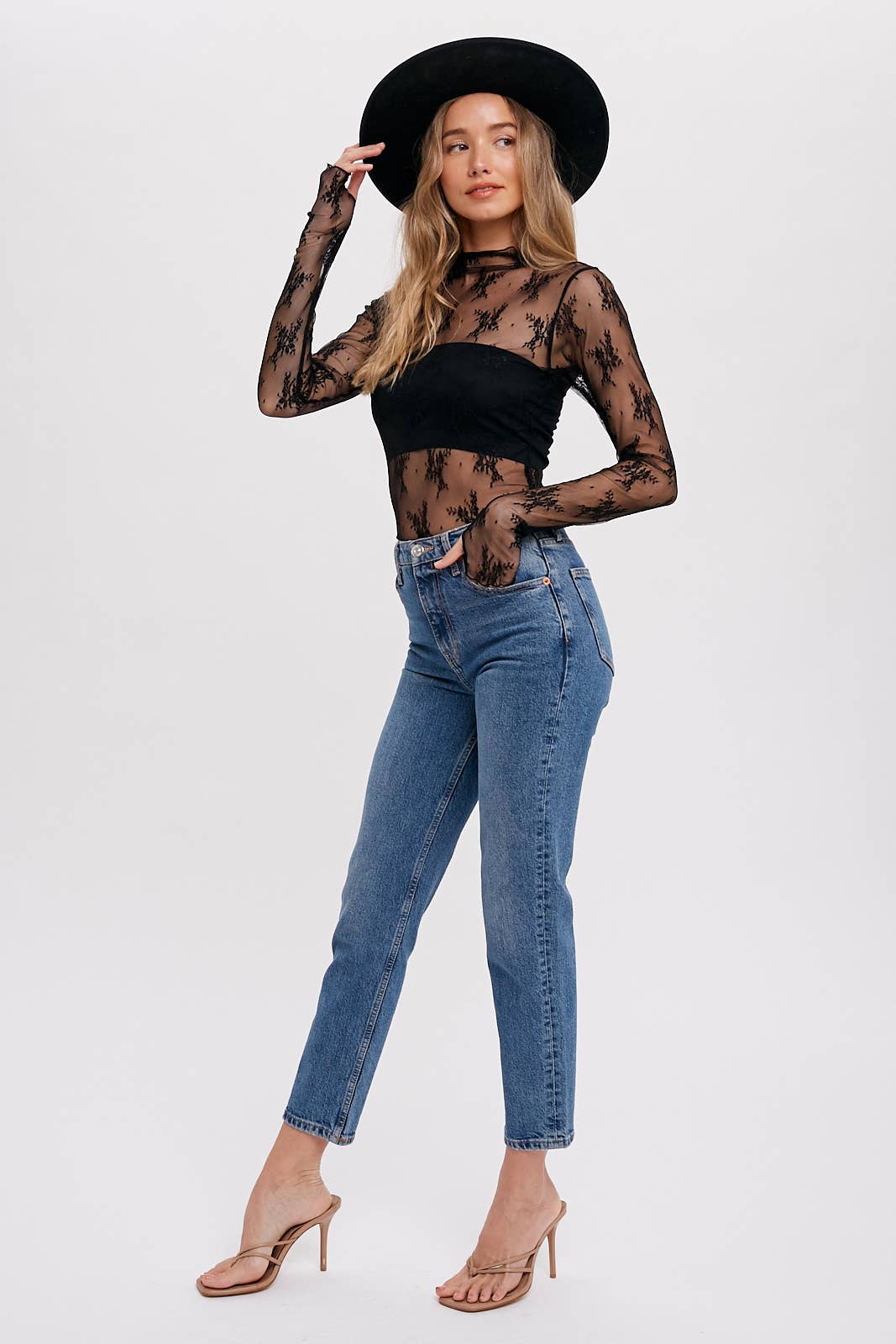 Ivory Blossom Lace Top
