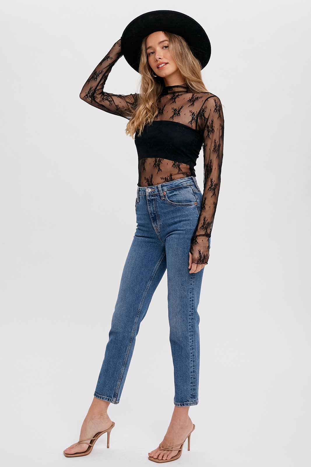 Ivory Blossom Lace Top
