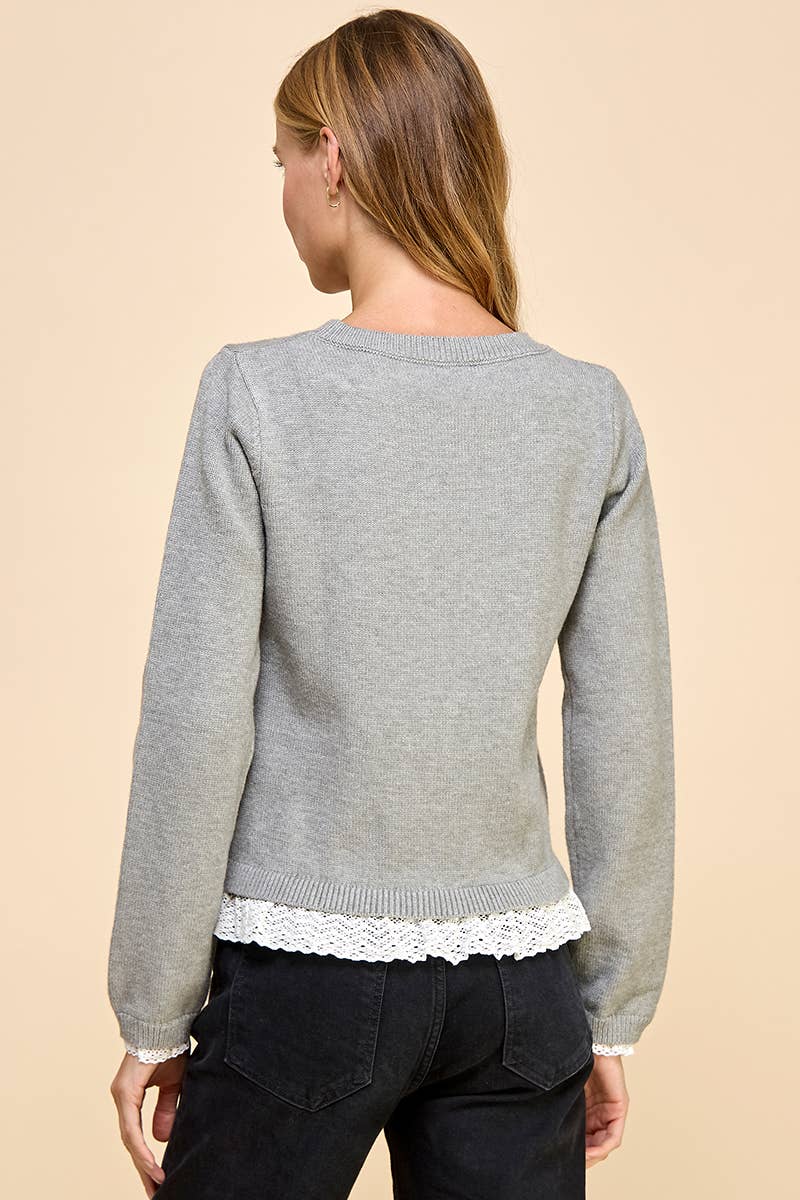 Prairie Lace Pullover