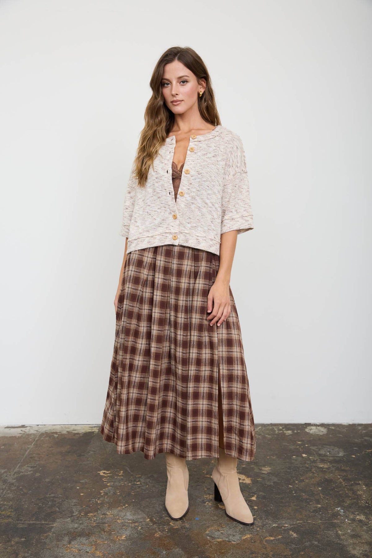 Oatmilk Knit Top
