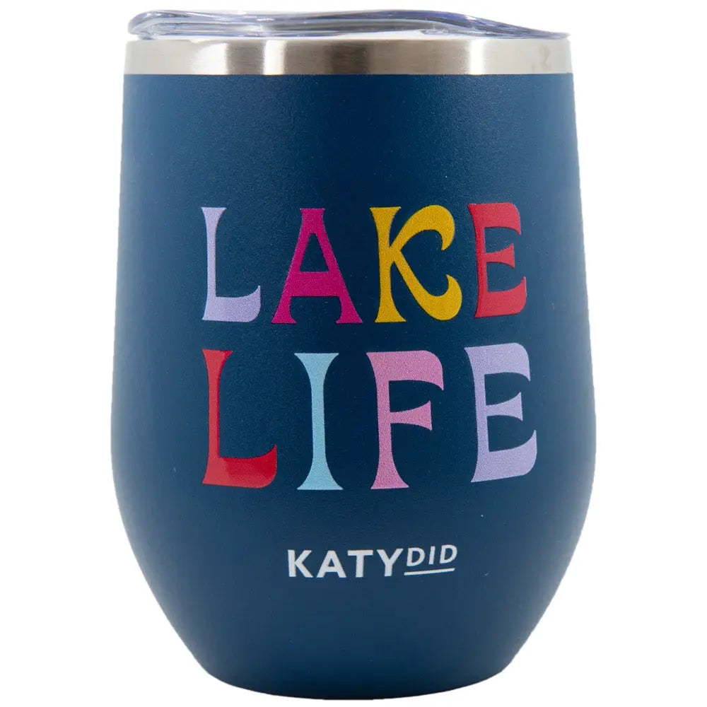 Lake Life Stainless Steel Wine Tumbler