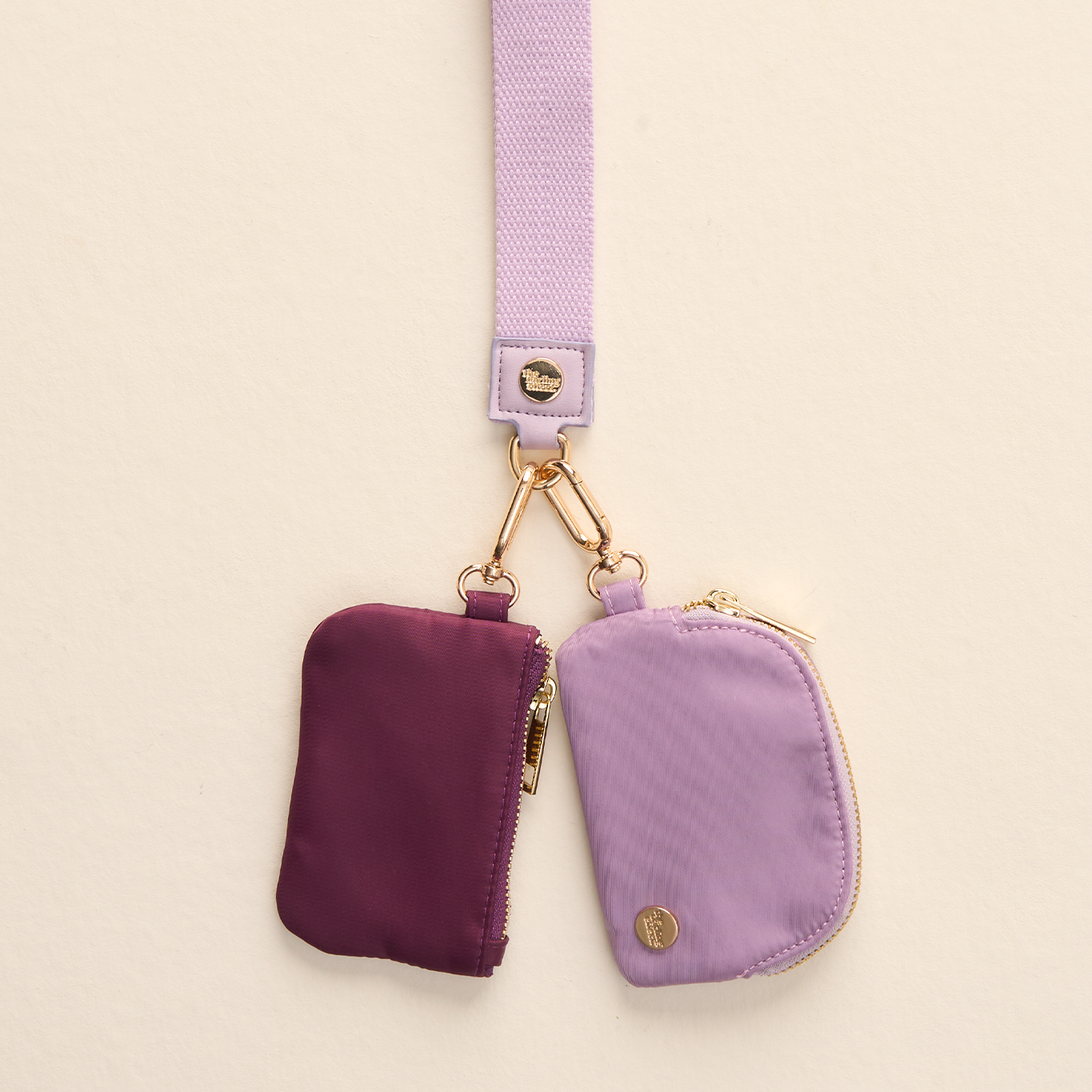 Dynamic Duo Pouch Wristlet-Lilac