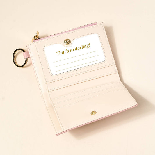 Luxe Pocket Wallet–Blush