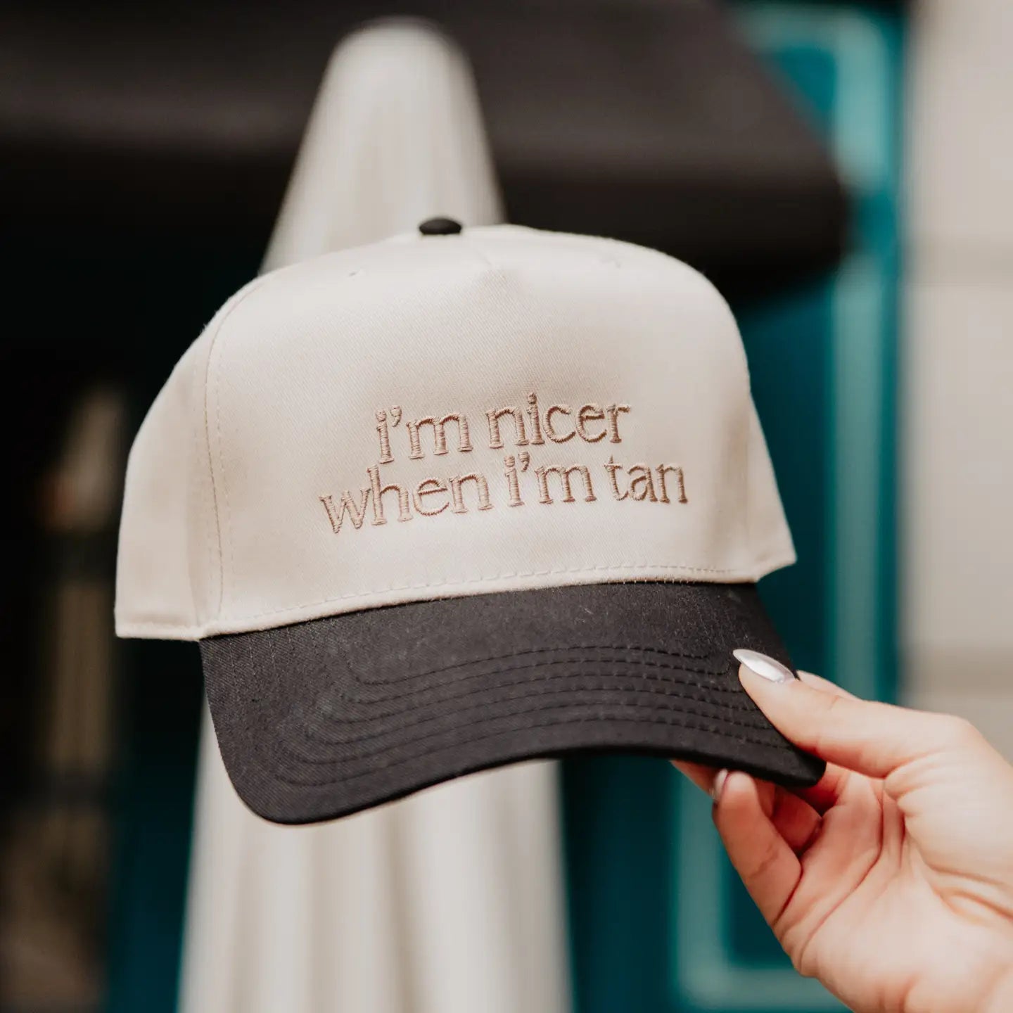 I'm Nicer When I'm Tan Vintage Hat