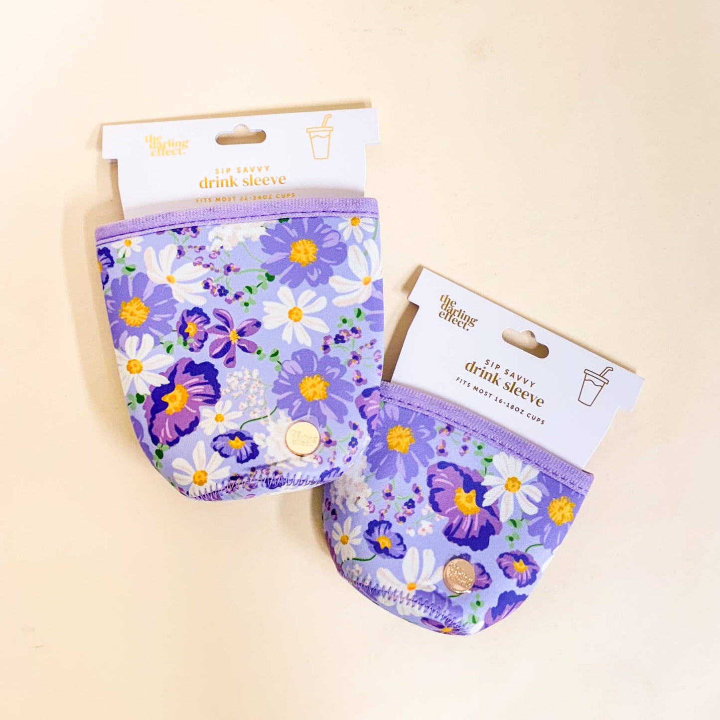 Sip Savvy Drink Sleeve-Bouquet Beauty Purple