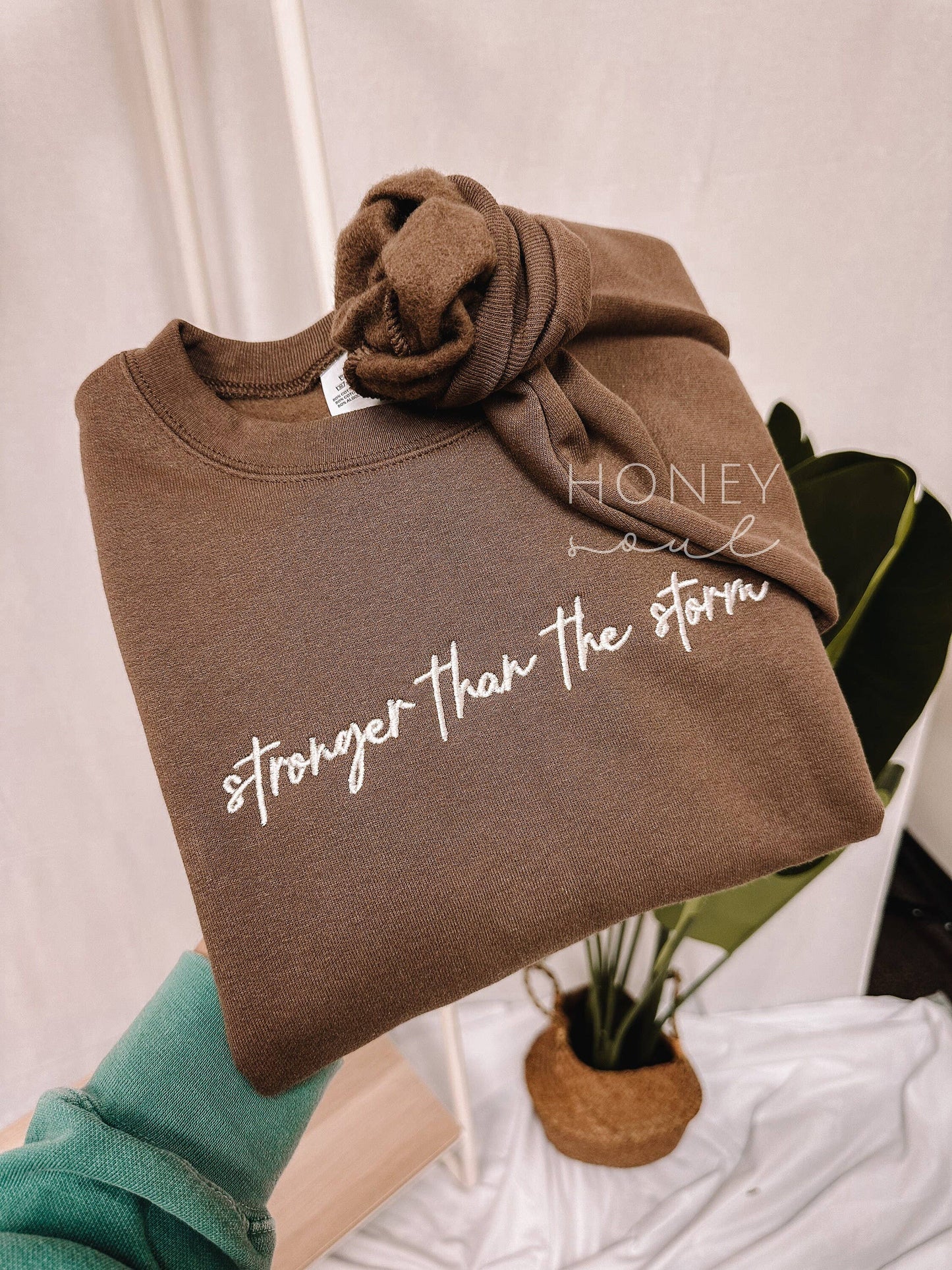 Embroidered Stronger Sweatshirt