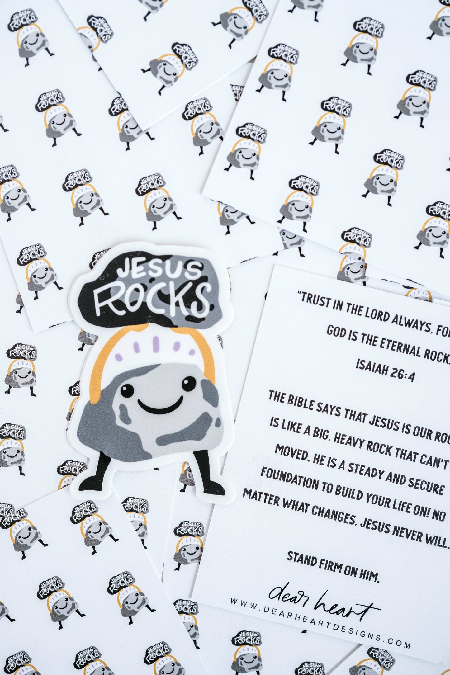 Jesus Rocks Sticker