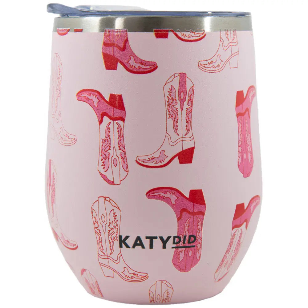 Blush Boot Wine Tumbler