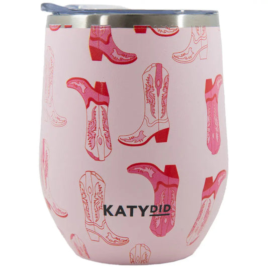 Blush Boot Wine Tumbler