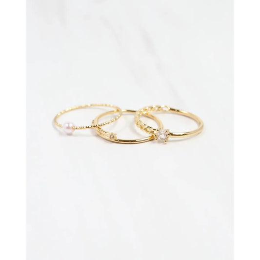 Brilliana Ring Set Gold