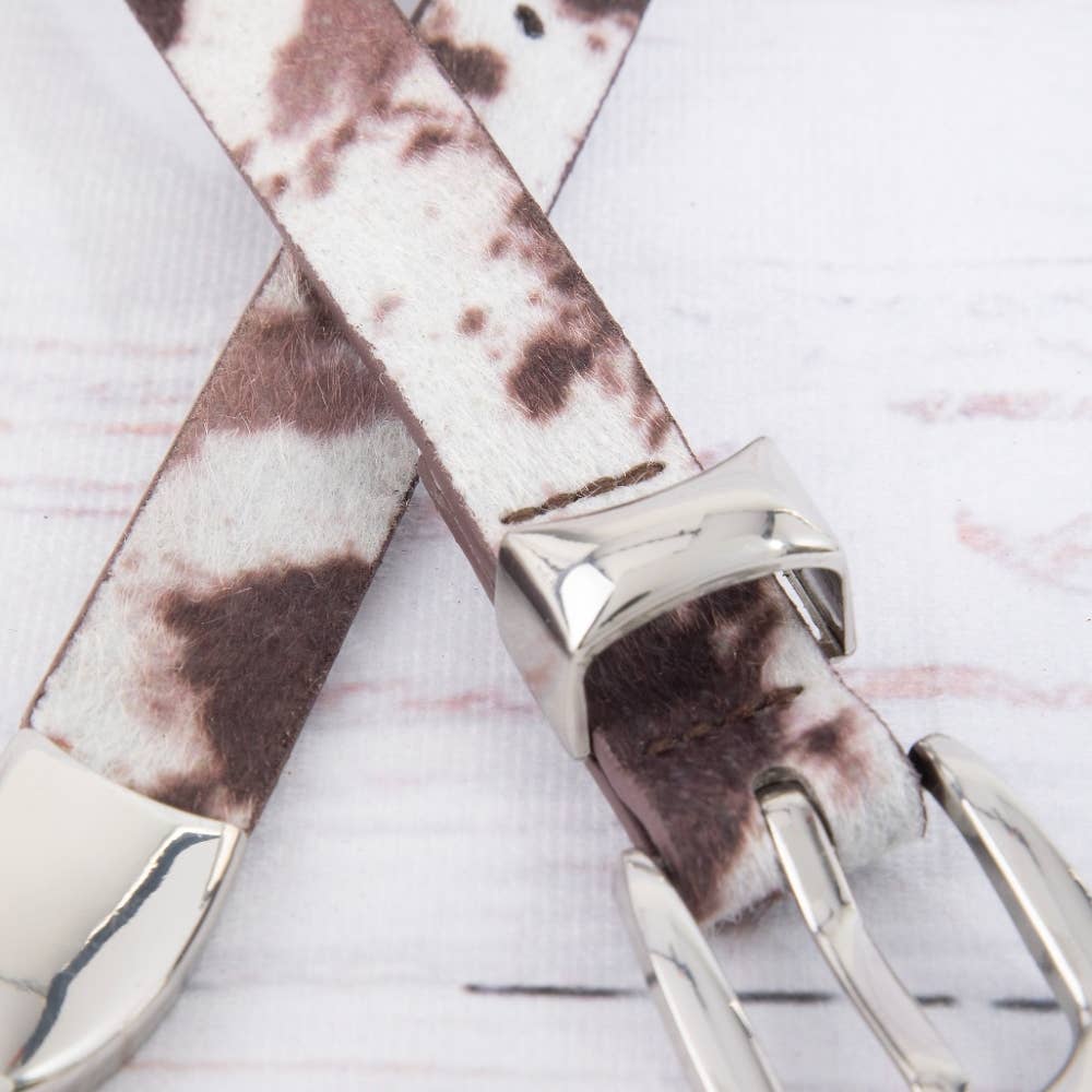 Cow Hide Western Leather Belt