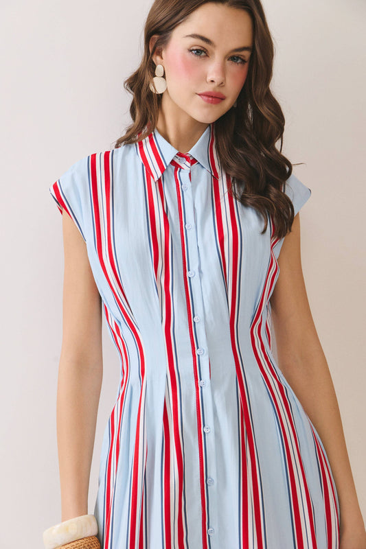 Liberty Stripe Dress