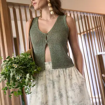 Sunny Knit Vest