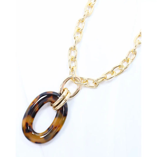 Theodora Pendant Necklace Gold