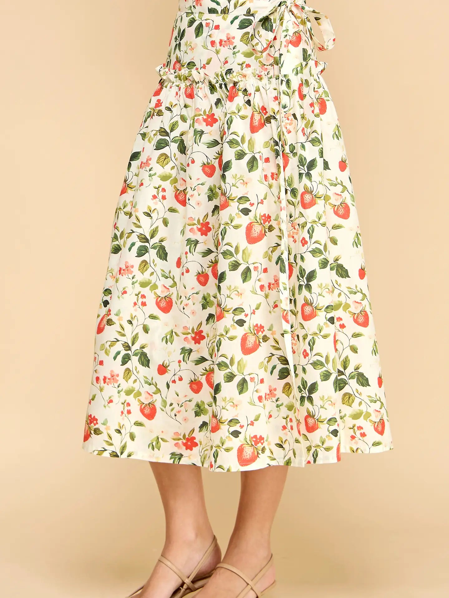 Berry Ruffle Skirt