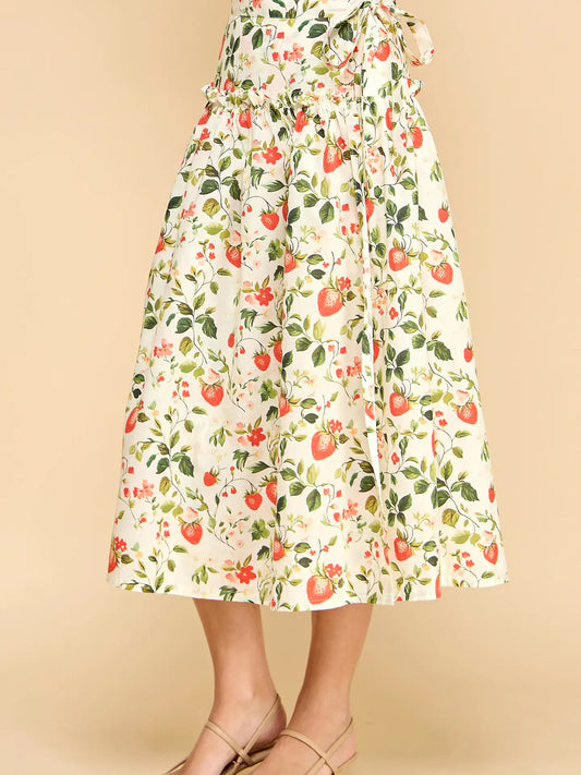 Berry Ruffle Skirt
