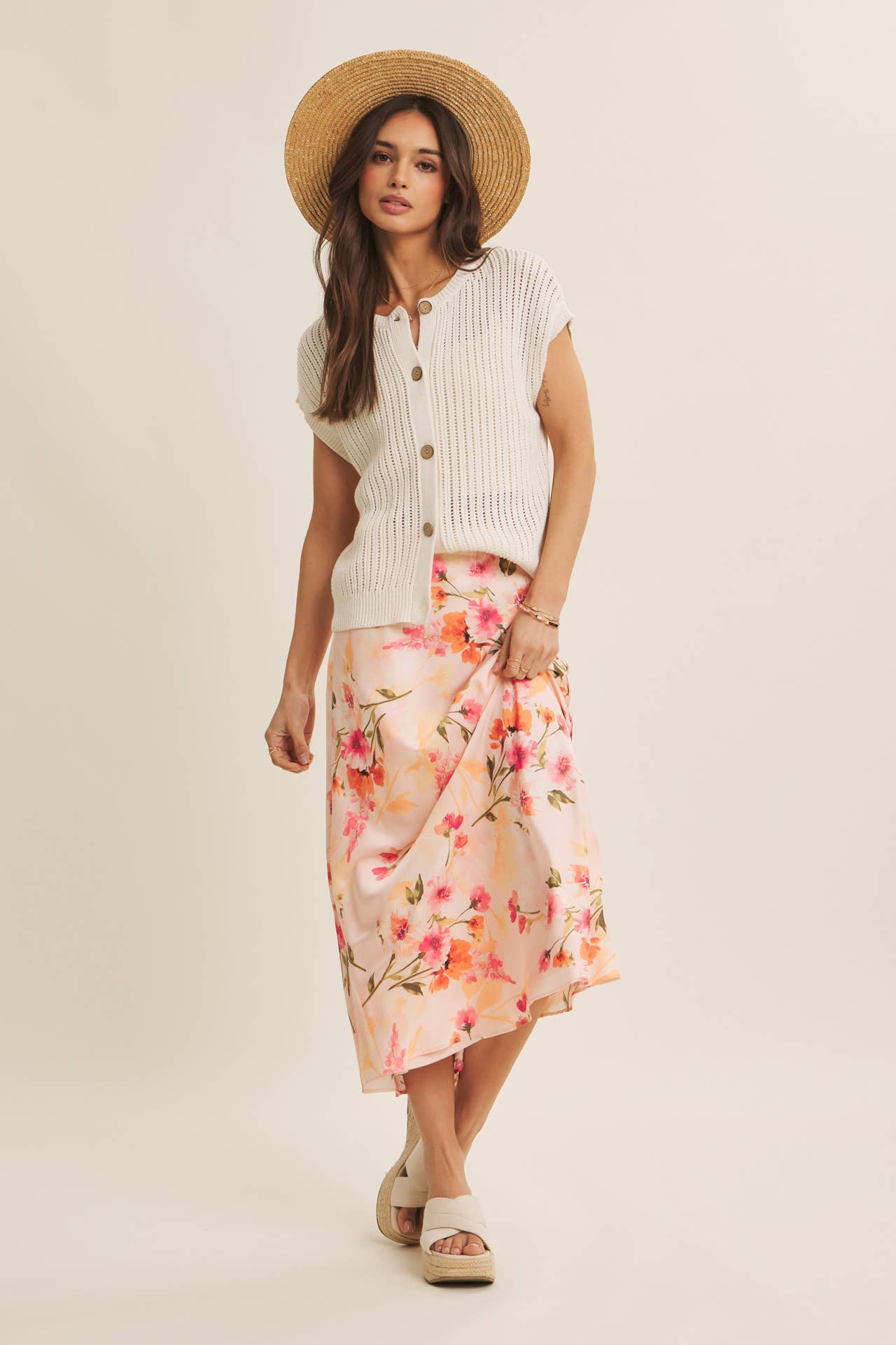 Juliet Satin Skirt