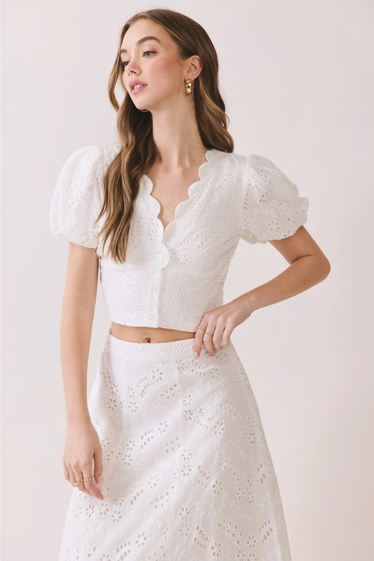 Heirloom Eyelet Top