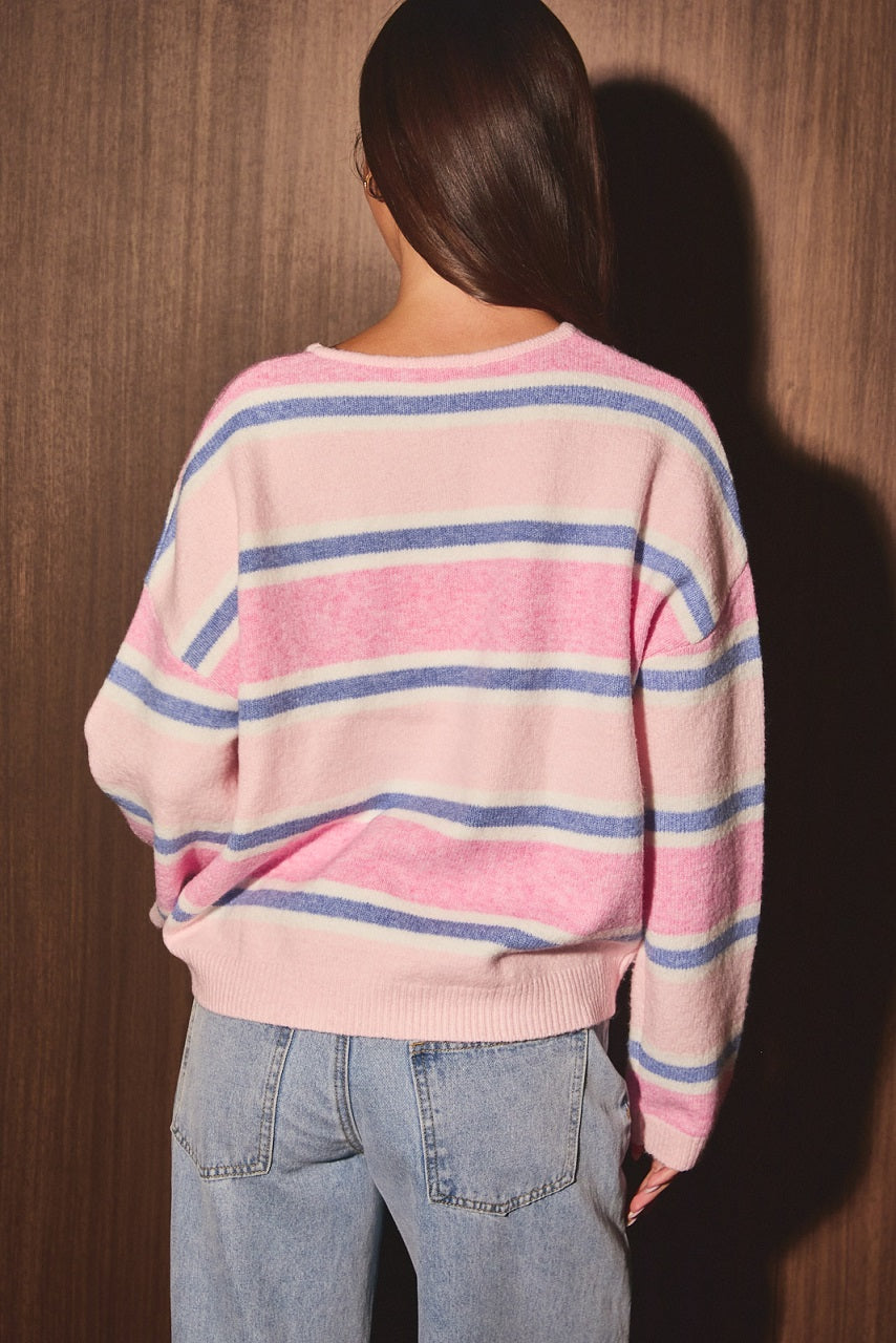 Nora Stripe Cardigan