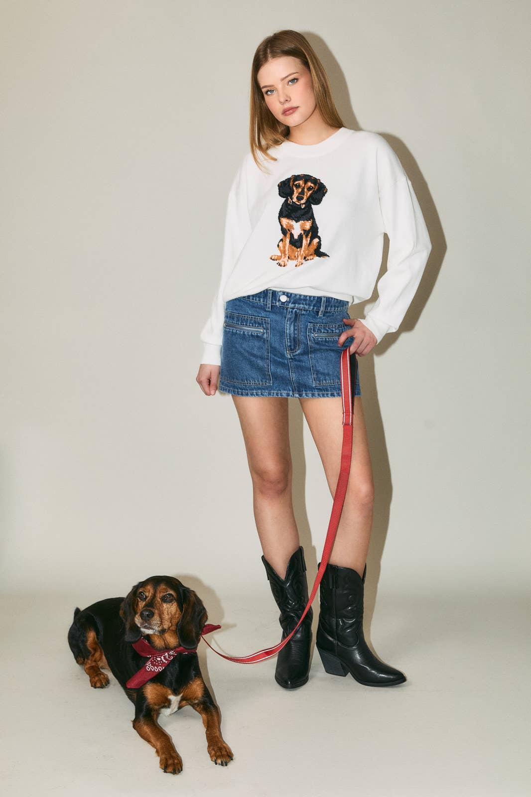Beagle Oversized Sweater