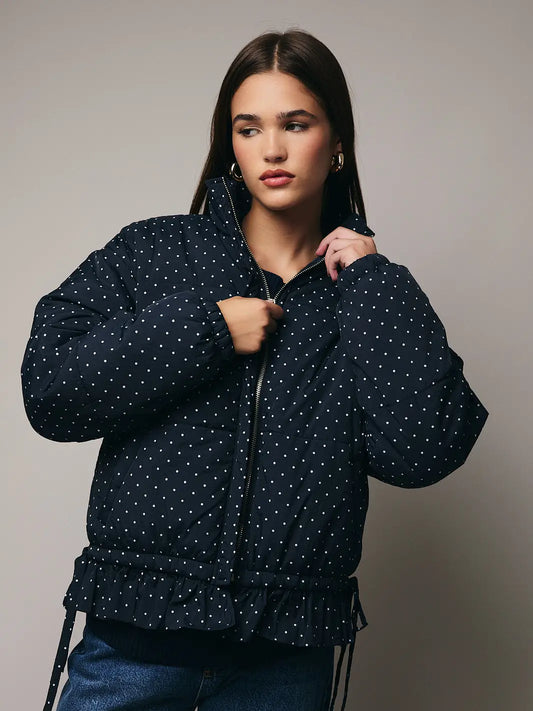 Navy Dot Jacket