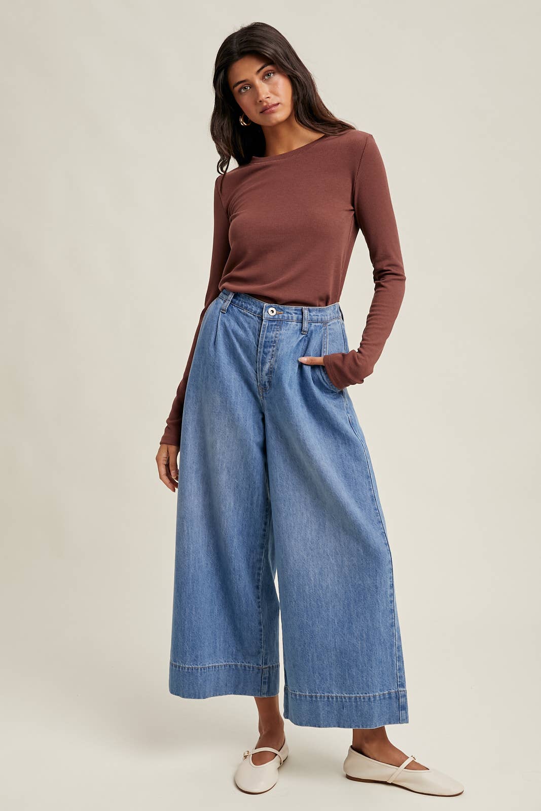 Classic Rib Knit Tee