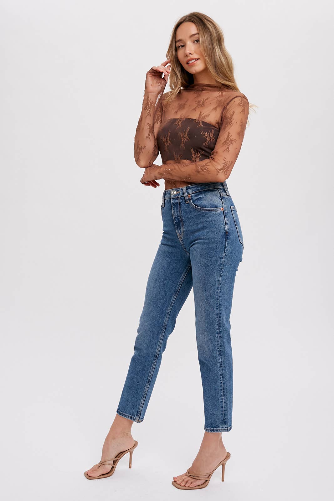 Ivory Blossom Lace Top