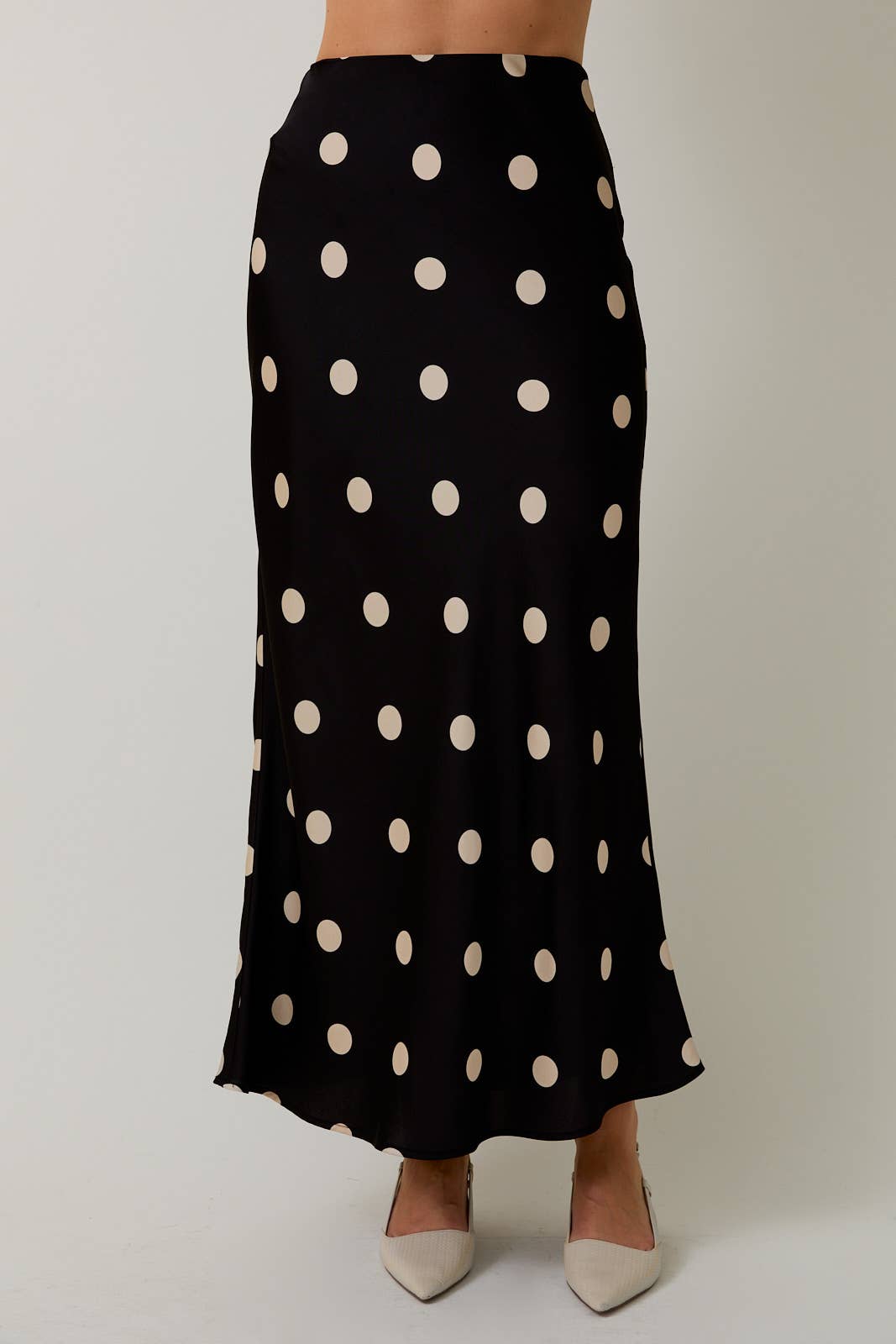 Creme de Dot Maxi Skirt
