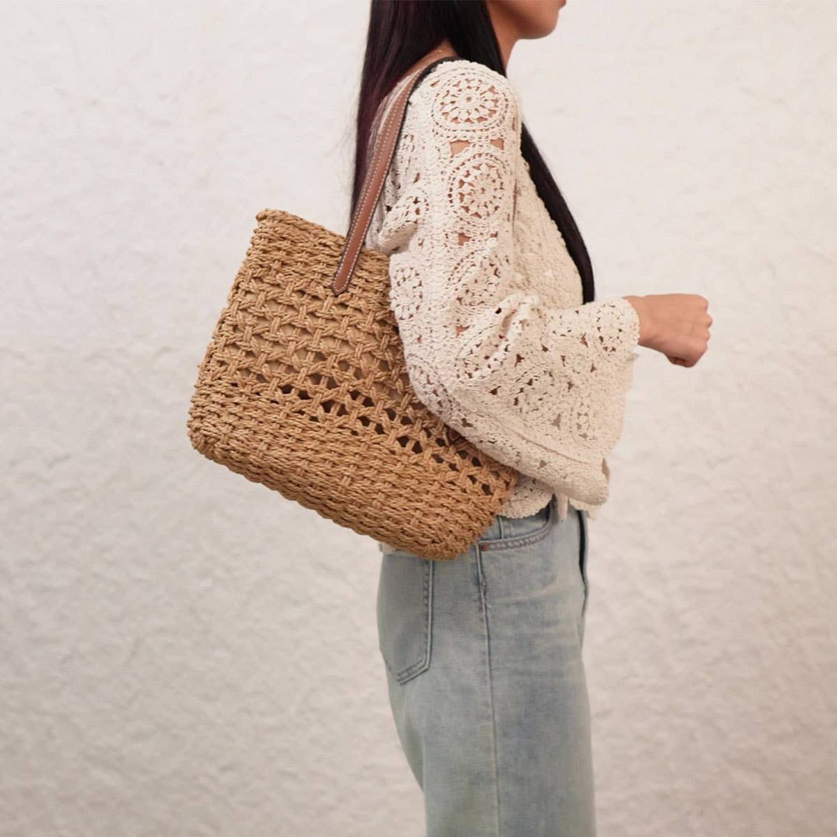 Riviera Woven Tote