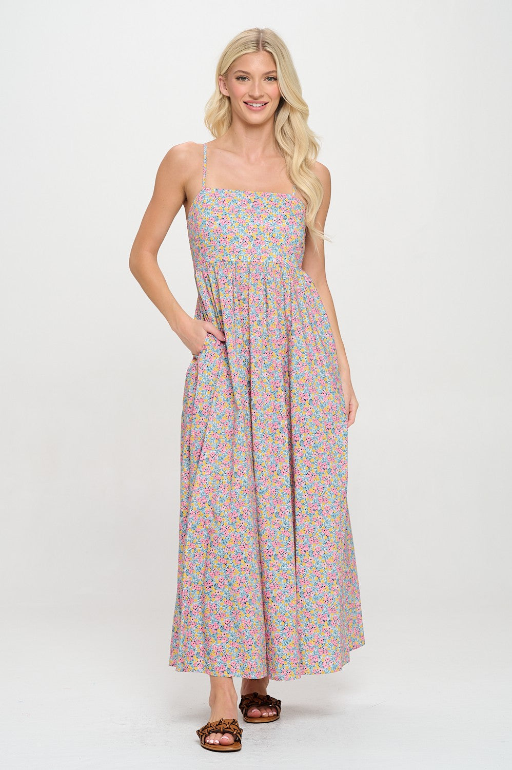 Mykonos Meadow Maxi Dress