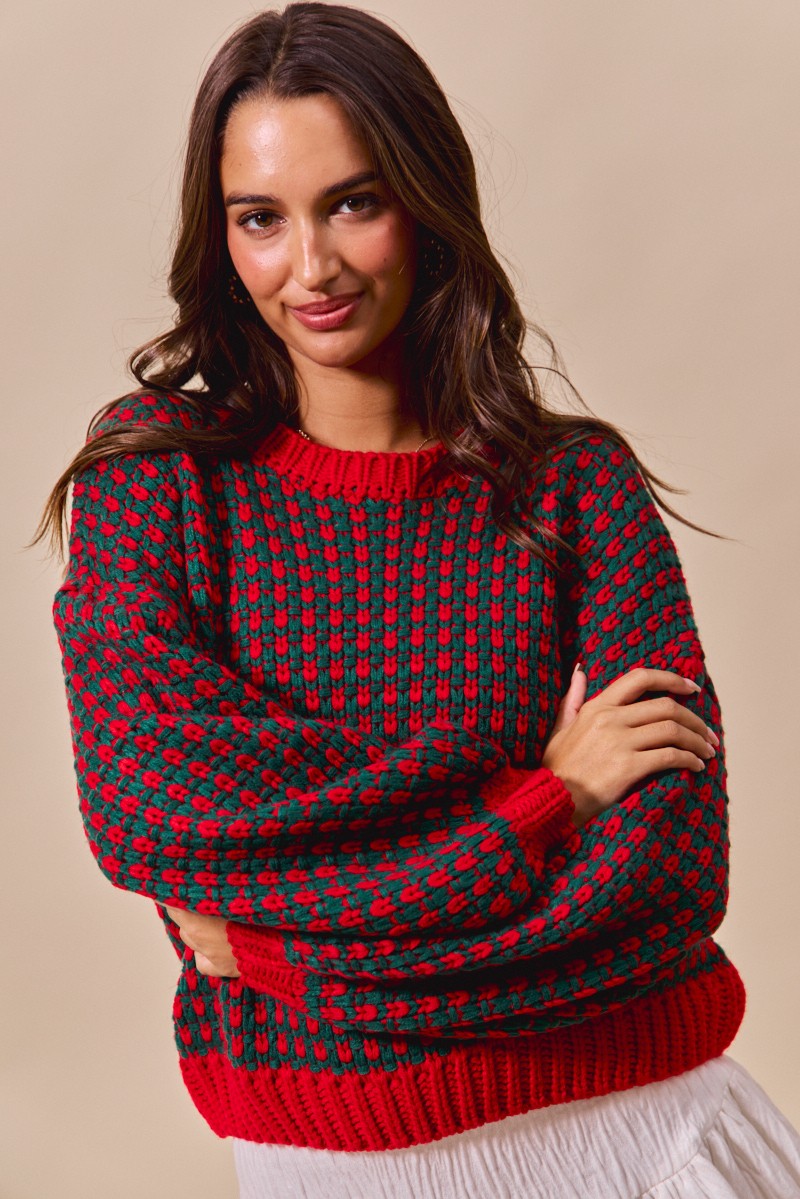 Sculpted Knit Sweater
