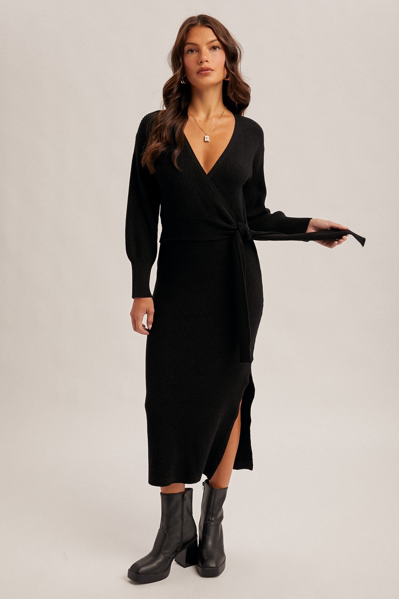 Noir Midi Dress