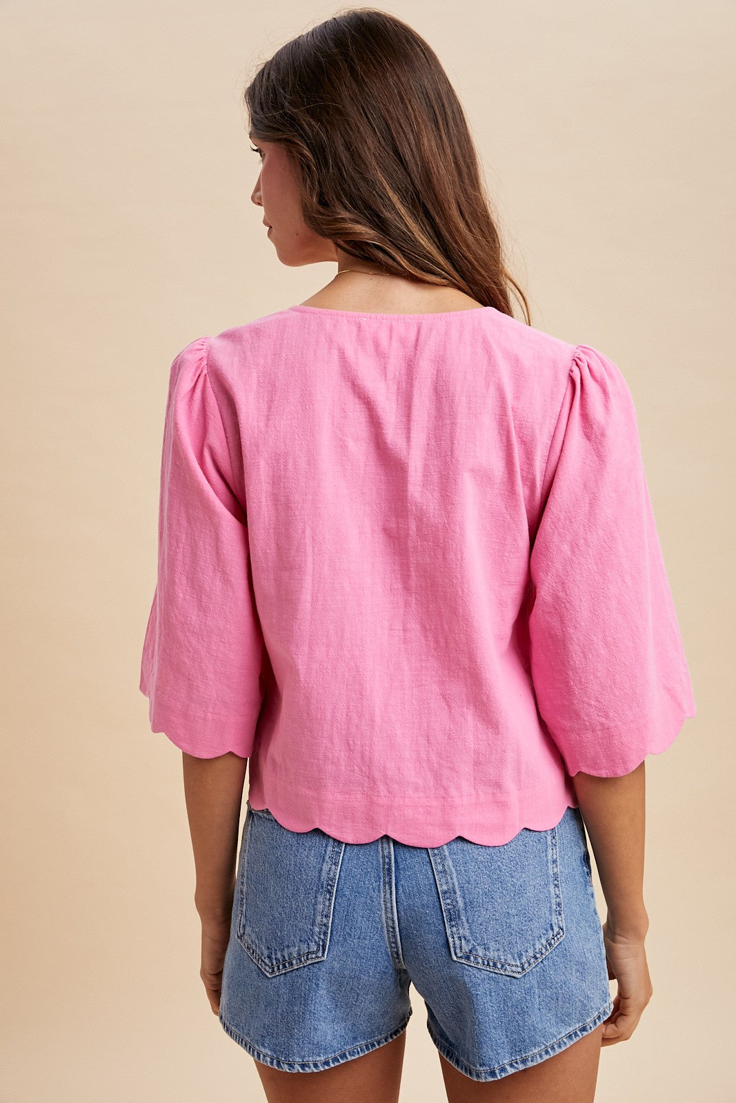 Scalloped Grace Blouse